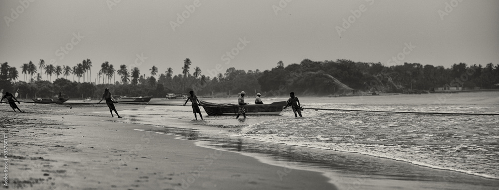  Fishermen working in Asia