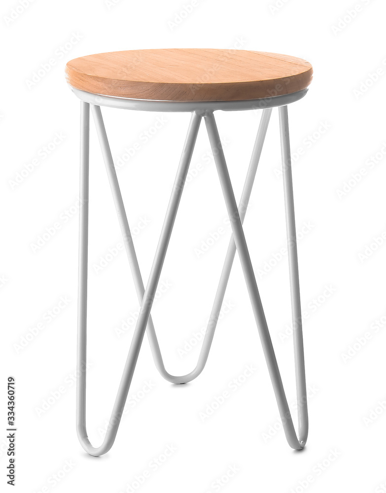 Small table on white background