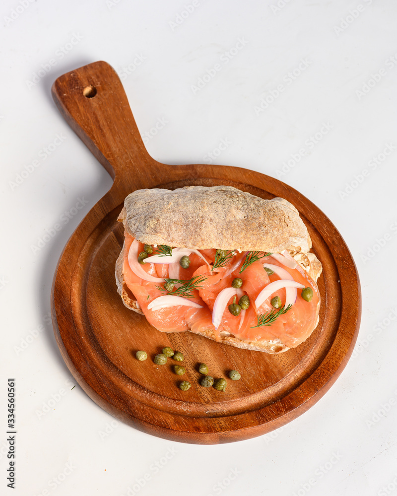 Salmon sandwich