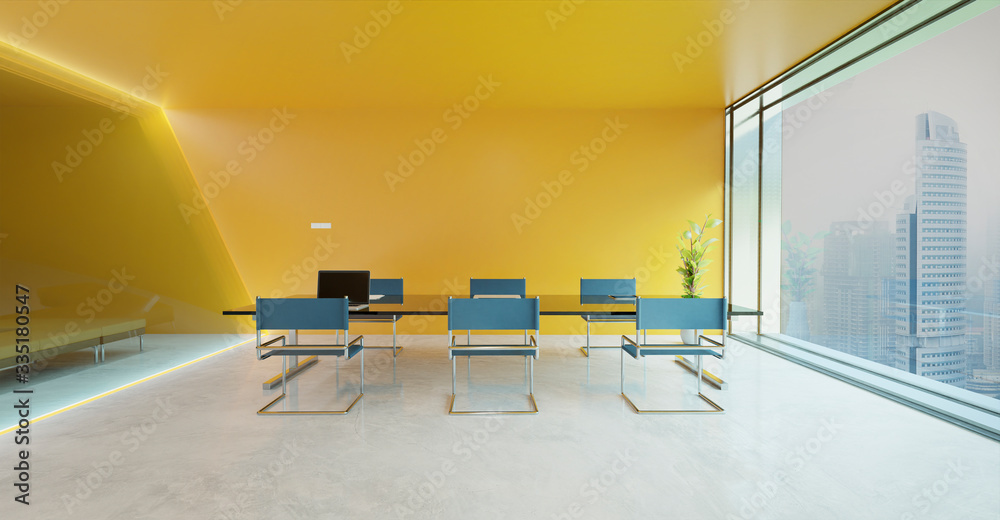 Modern conference room interior