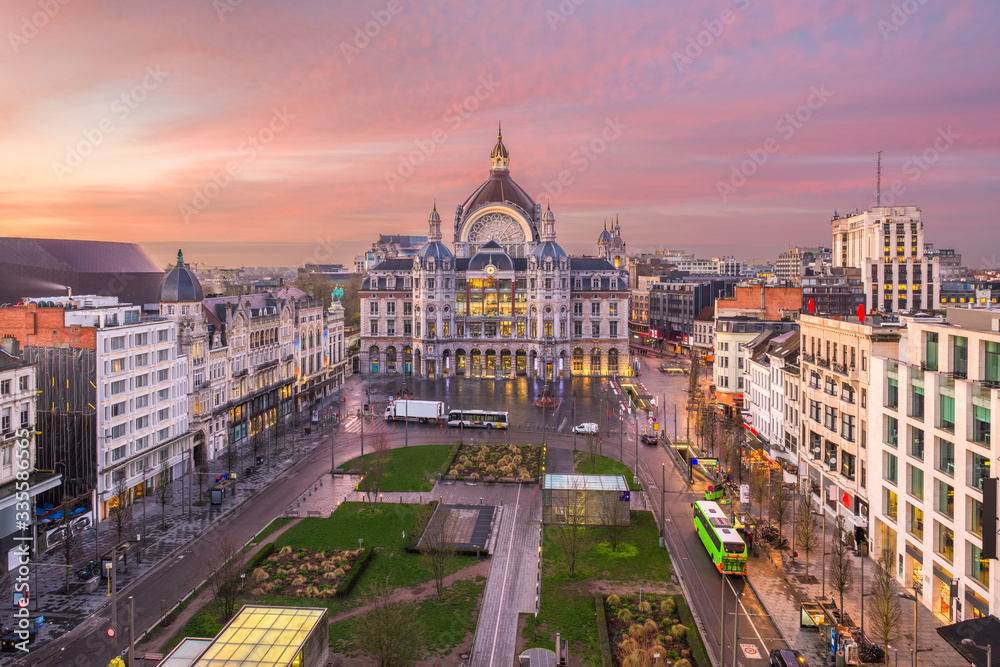 Antwerp, Belgium Cityscape