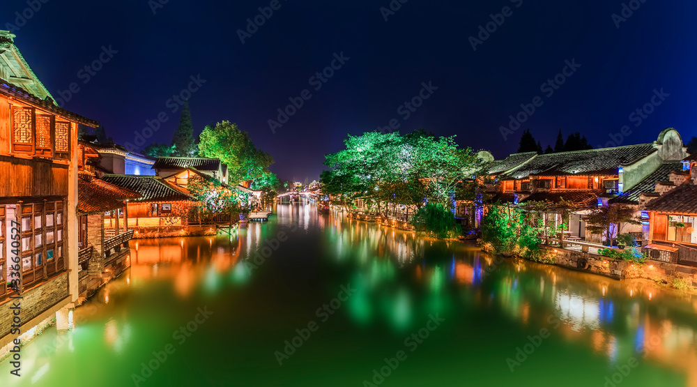 wu zhen water town in china