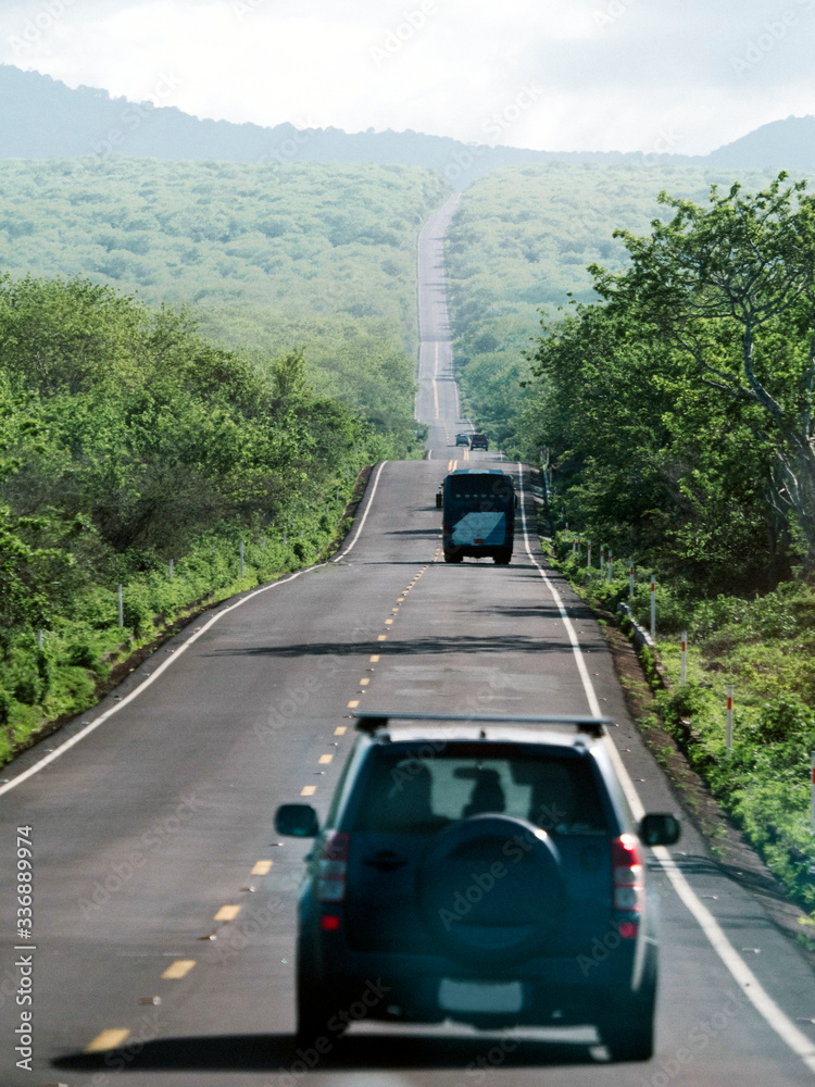 Cars at the Gal√°pagos Islands