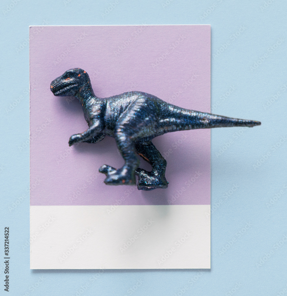 Colorful  and cute miniature dinosaur figure