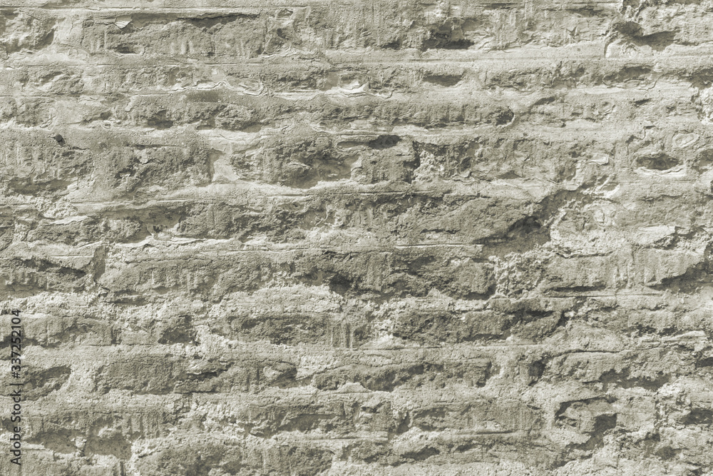 Gray brick wall background