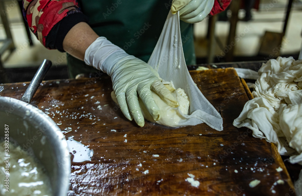 Tofu workshop handmade tofu production process