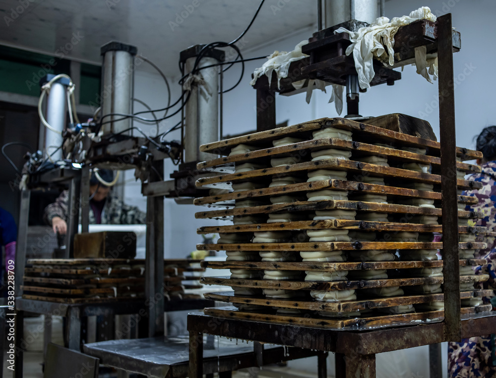 Tofu Square Fragrant Dried Tofu Dewatering Process