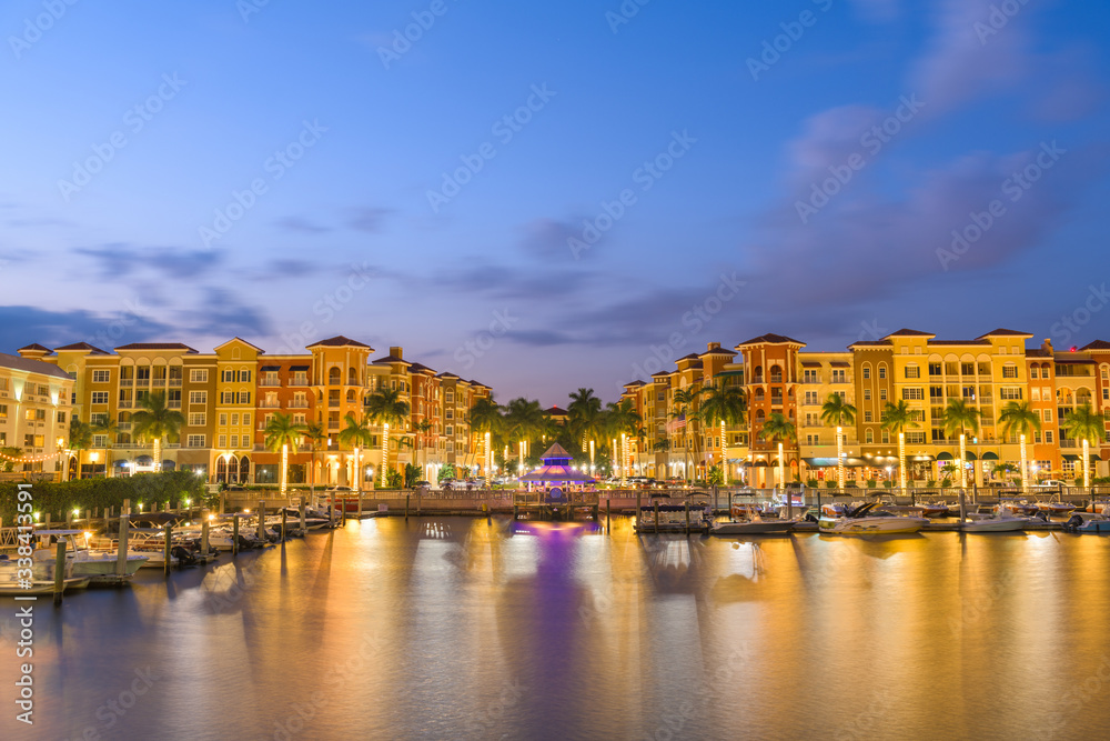 Naples, Florida, USA at Dusk