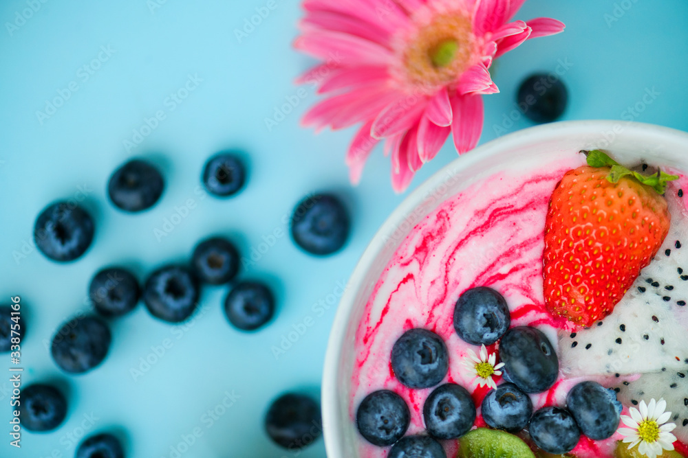 Bowl full of mixed berries