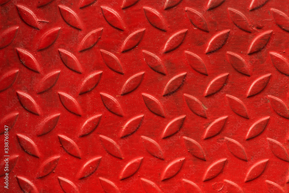 Red metal textured background