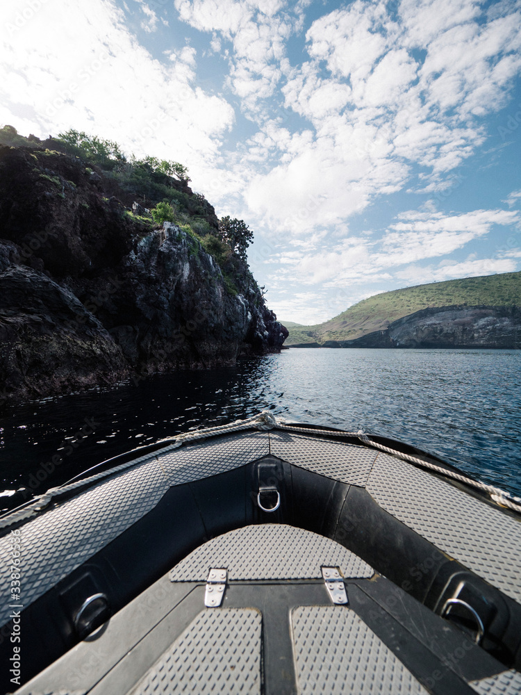 Boat ride at Galapagos Islands