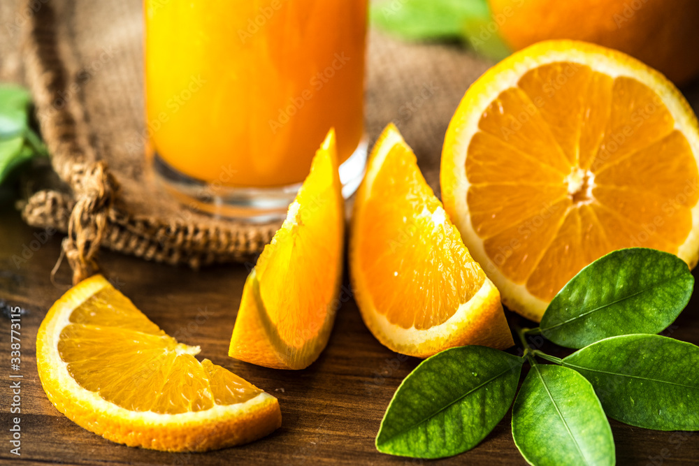 Fresh orange juice