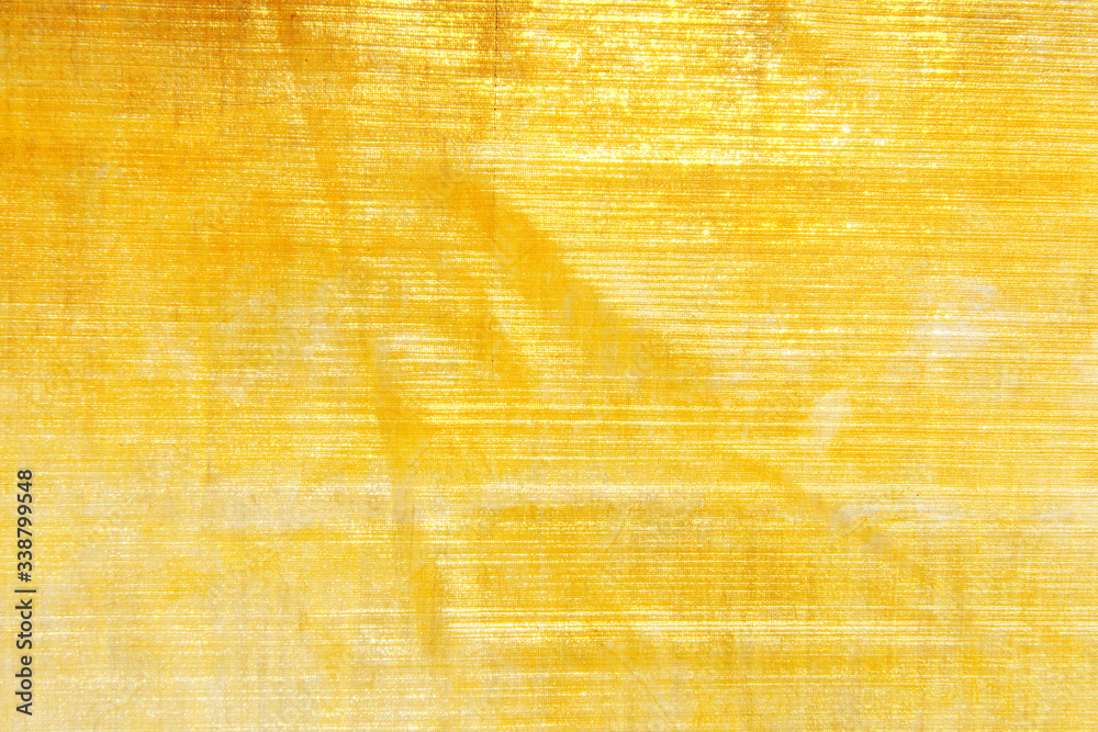 Yellow fabric background