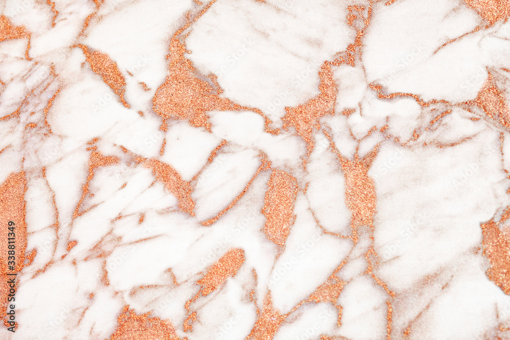 White marbled stone surface