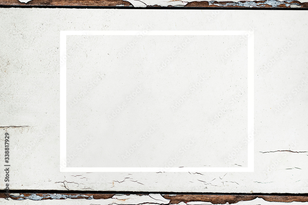 Old white wall mockup