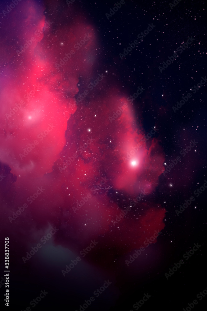 Space galaxy background