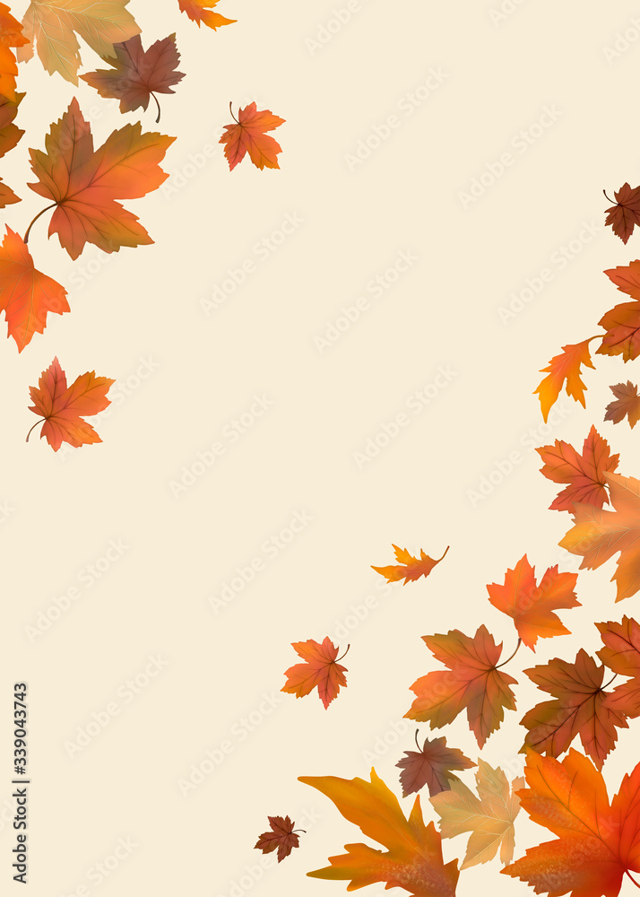 Autumn leaves background