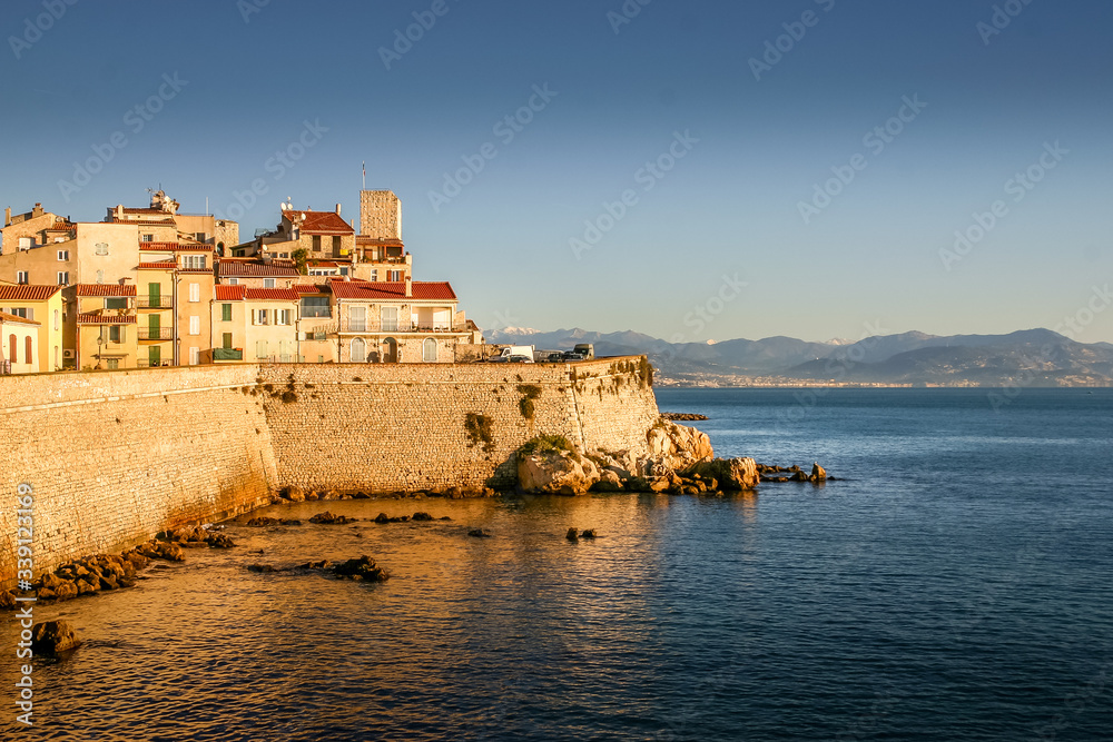 View of Antibes, French Riviera