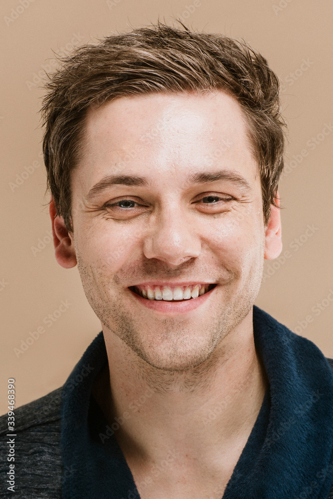 Cheerful man portrait