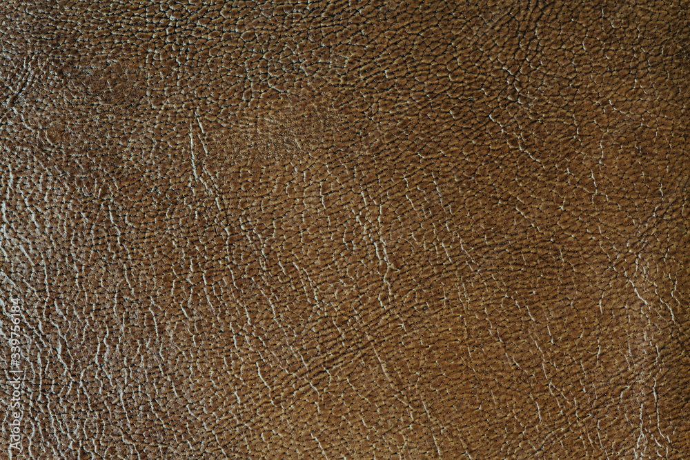 Brown leather background