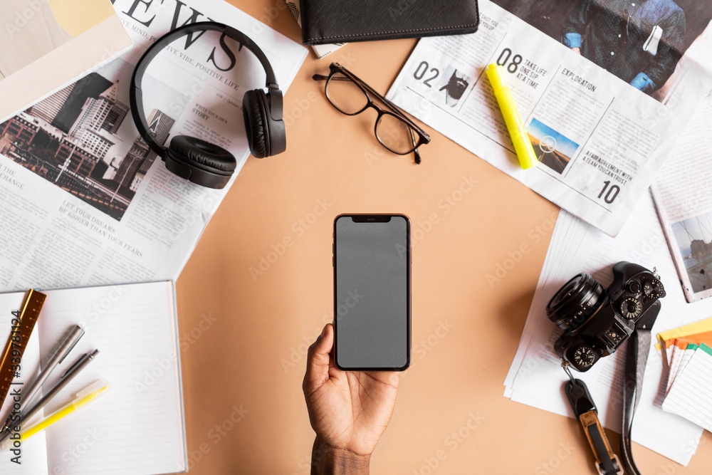 Man holding a phone