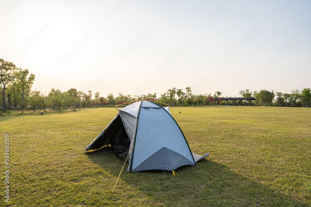 tent in park