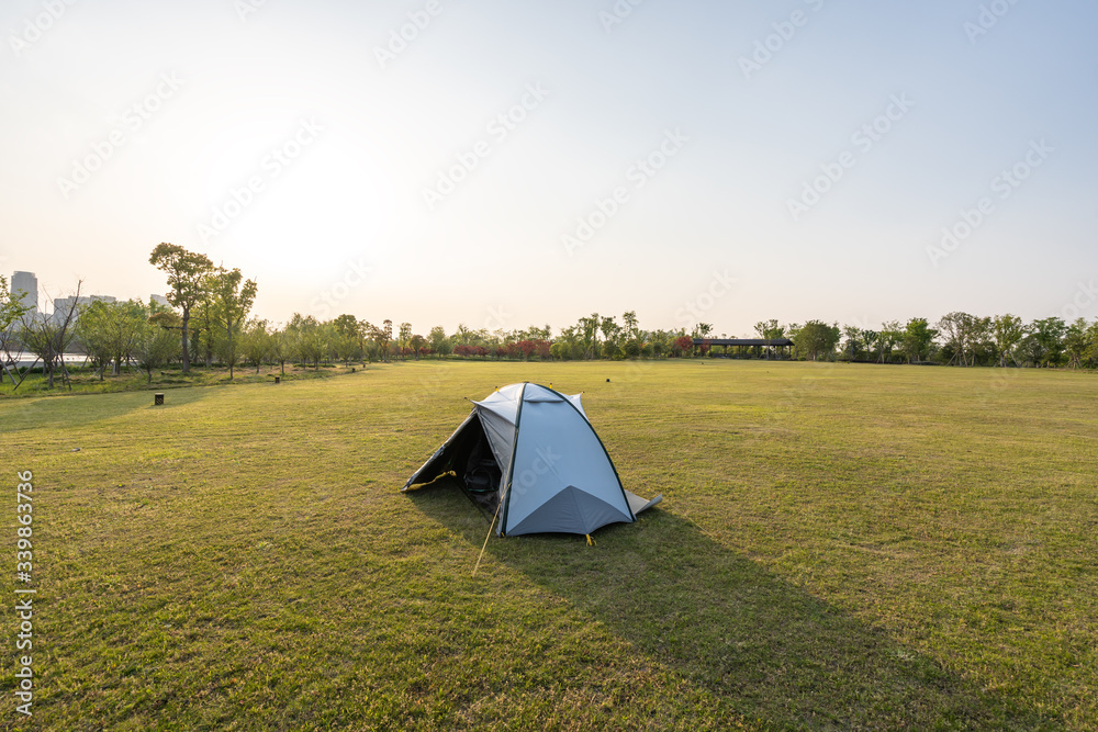 tent in park