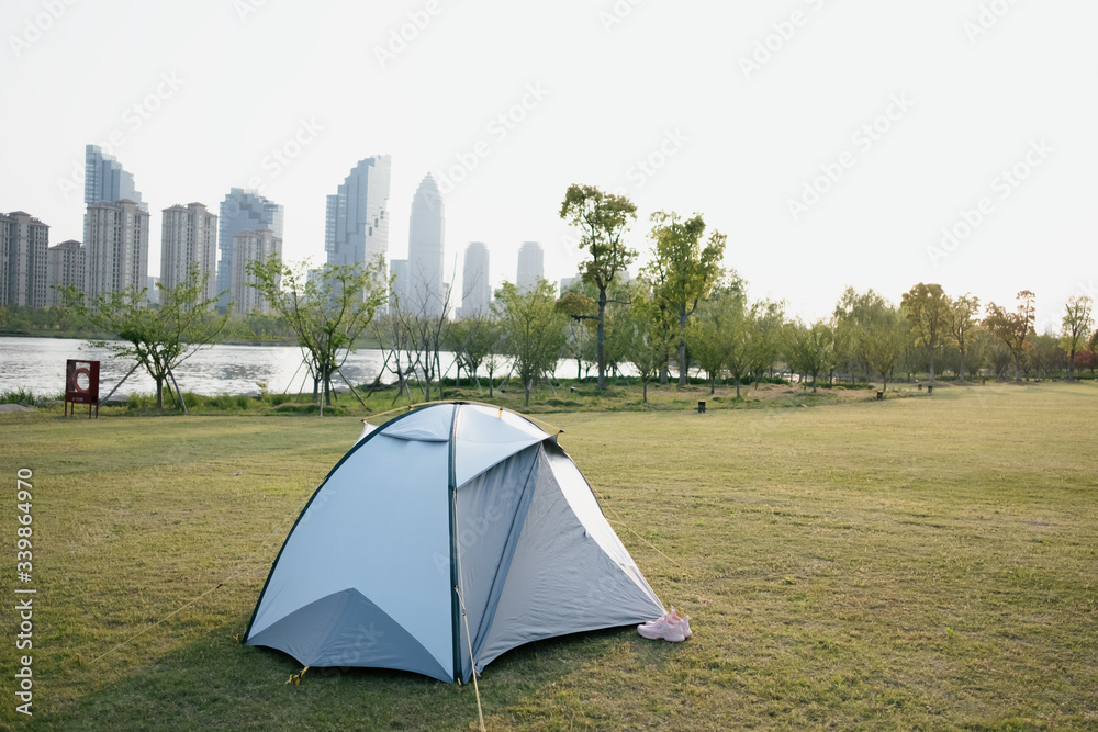 tent in park