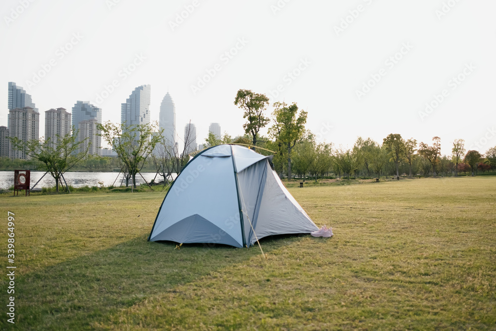 tent in park