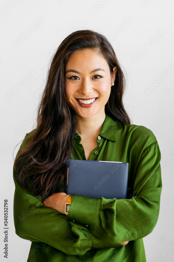 Confident Asian businesswoman