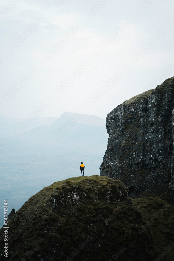 Quiraing的旅行者