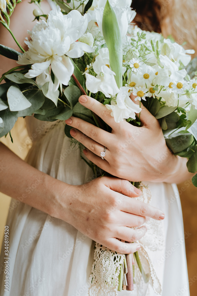 Beautiful white bouquet