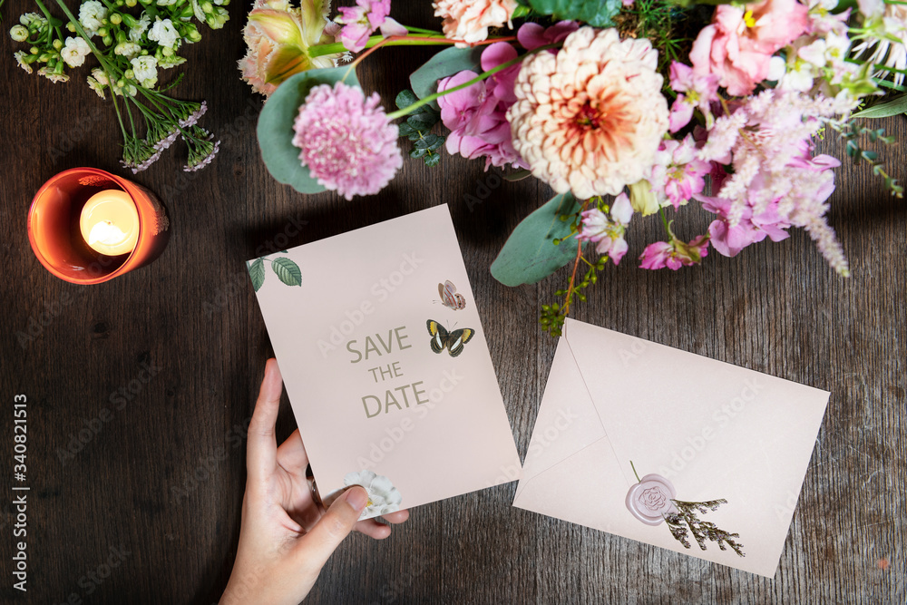 Save the date card