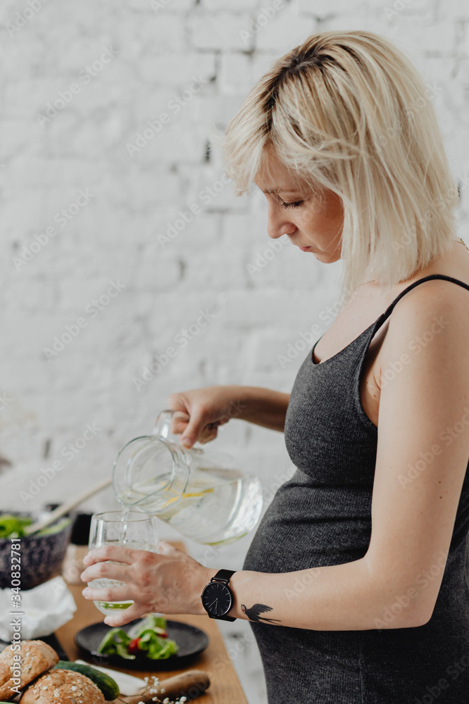 Woman preparing breakfast