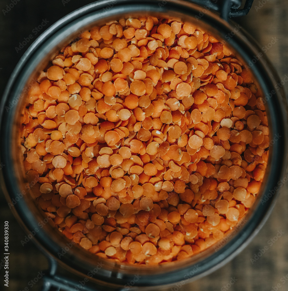 Lentil grains