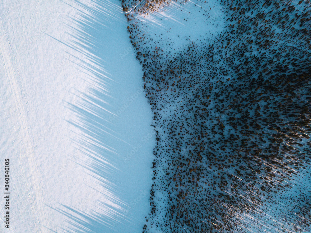 Lapland drone shot