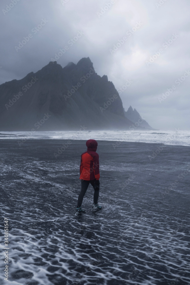 Stokksnes beach in Iceland