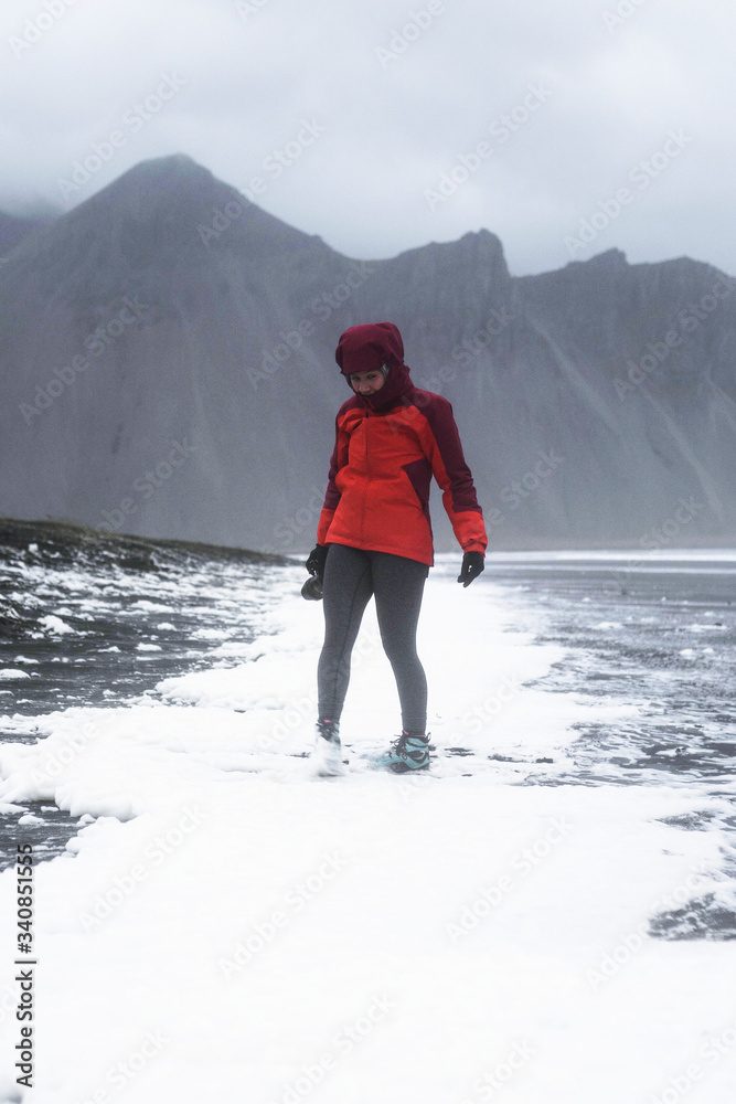 Stokksnes beach in Iceland