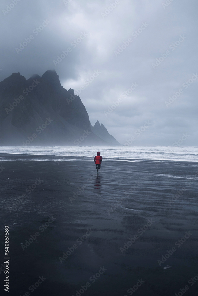 Stokksnes beach in Iceland