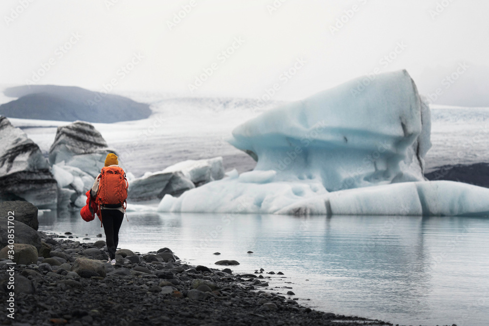 Jökulsárlón glacial lake in Iceland