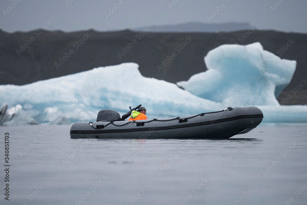 Jökulsárlón glacial lake in Iceland