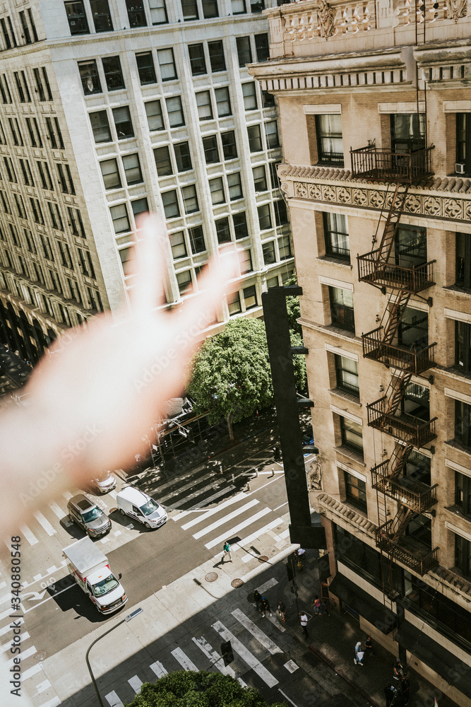 Junction in downtown Los Angeles