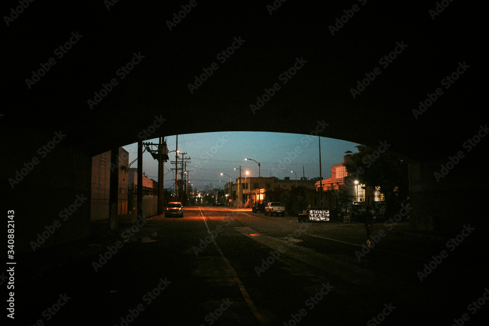 Bridge in downtown Los Angeles