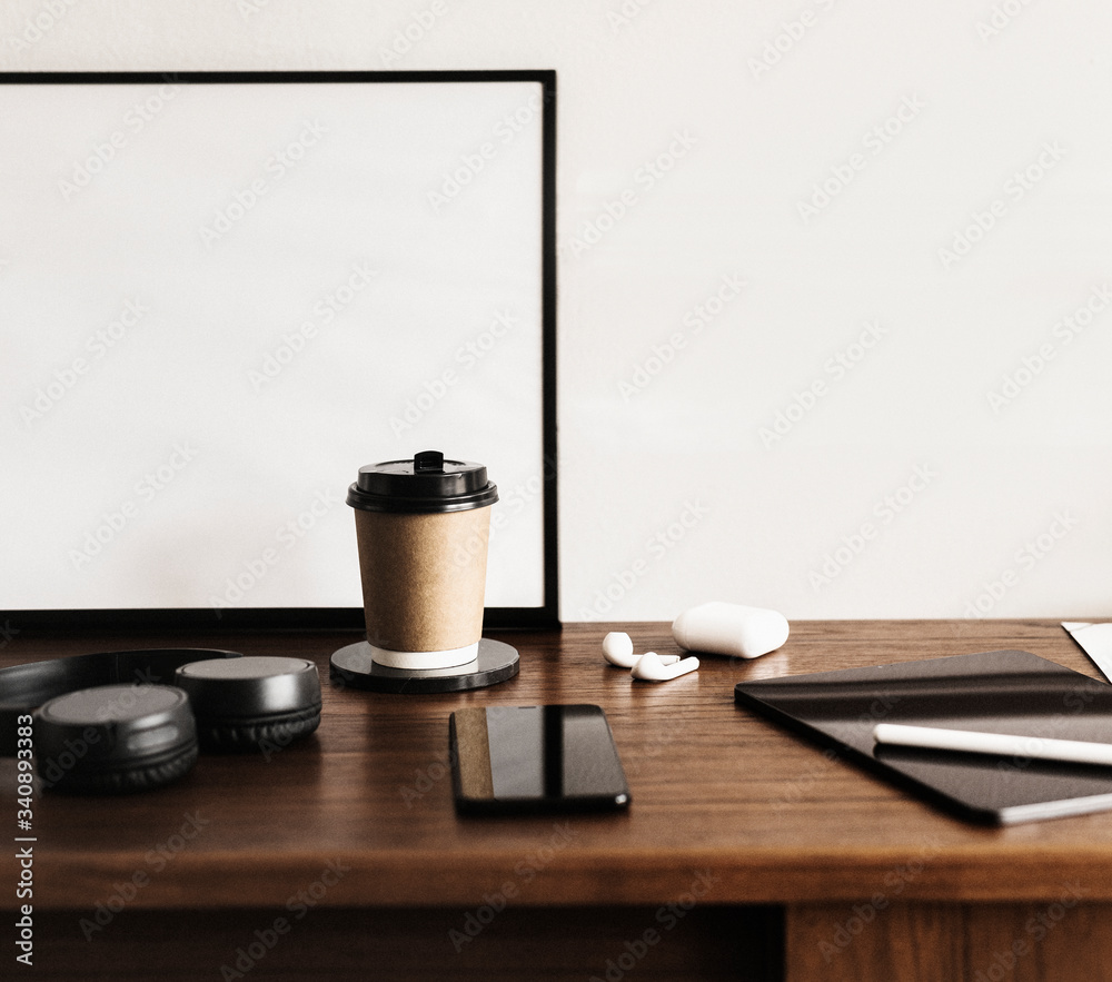 Masculine work desk