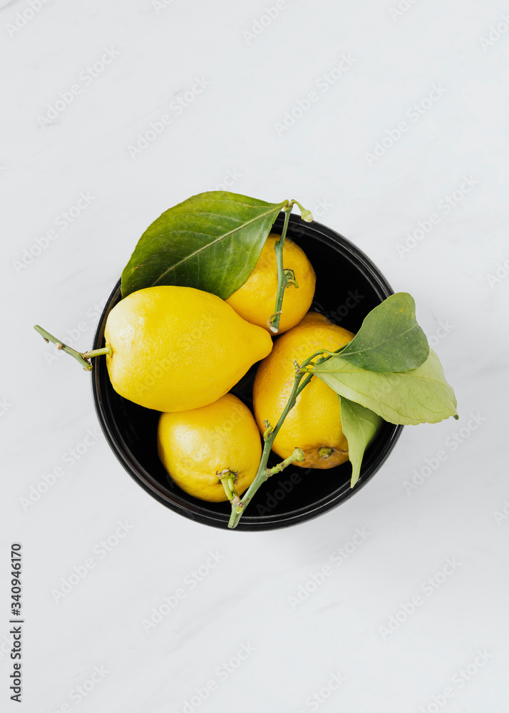 Lemons in a bowl