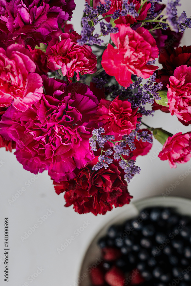 Bouquet of pink flowers