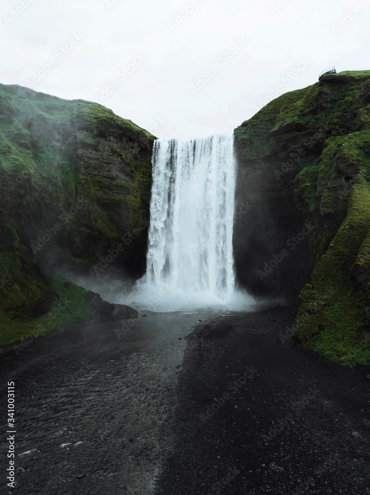 Skógafoss waterfall in Iceland