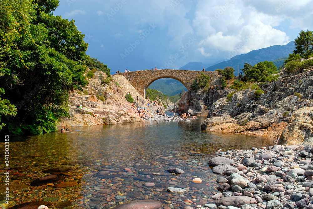 Corse, gorges de lAsco