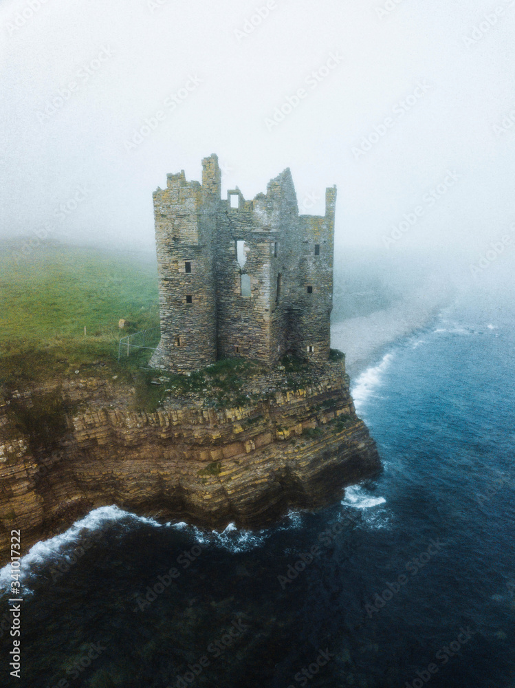 Castle ruins in Scotland