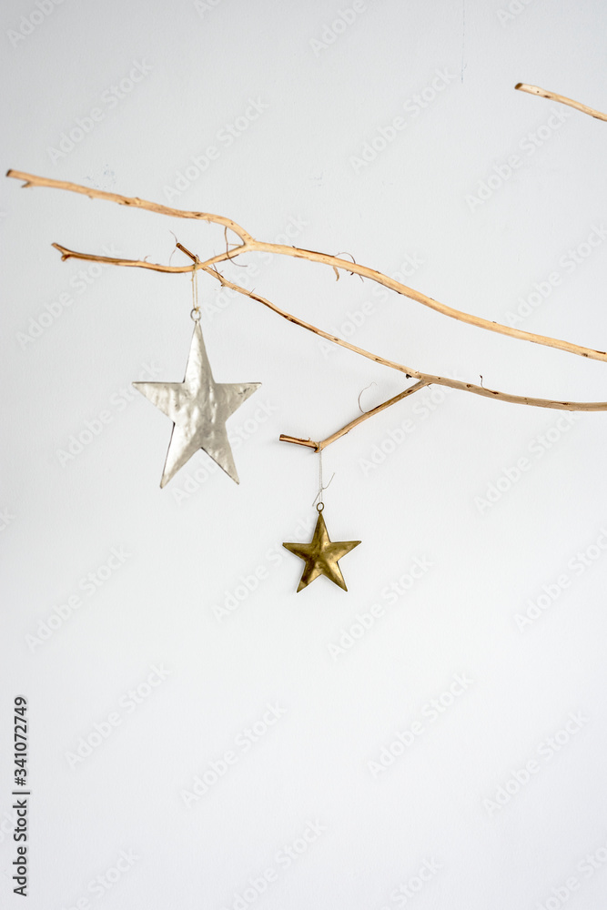 Minimal Christmas tree decoration